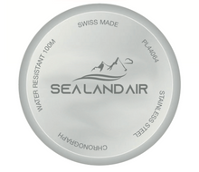 Load image into Gallery viewer, SEALANDAIR | Quartz | Classic Oversized Adventure | 48mm Stainless Steel Case | Nylon &amp; Leather Strap | Swiss Made

