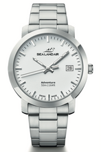 Load image into Gallery viewer, SEALANDAIR | Quartz | Adventure | White Dial | 40mm Stainless Steel Case &amp; Bracelet | Swiss Made
