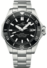 Load image into Gallery viewer, SEALANDAIR | Automatic | Ocean Adventure Professional Dive | 1,000 Meters / 3,280 Feet | Helium Release | 25 Jewels | 46mm Stainless Steel  | Swiss Made
